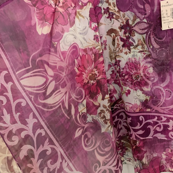 NWT Dressbarn Kimono Blouse Large - Picture 6 of 9